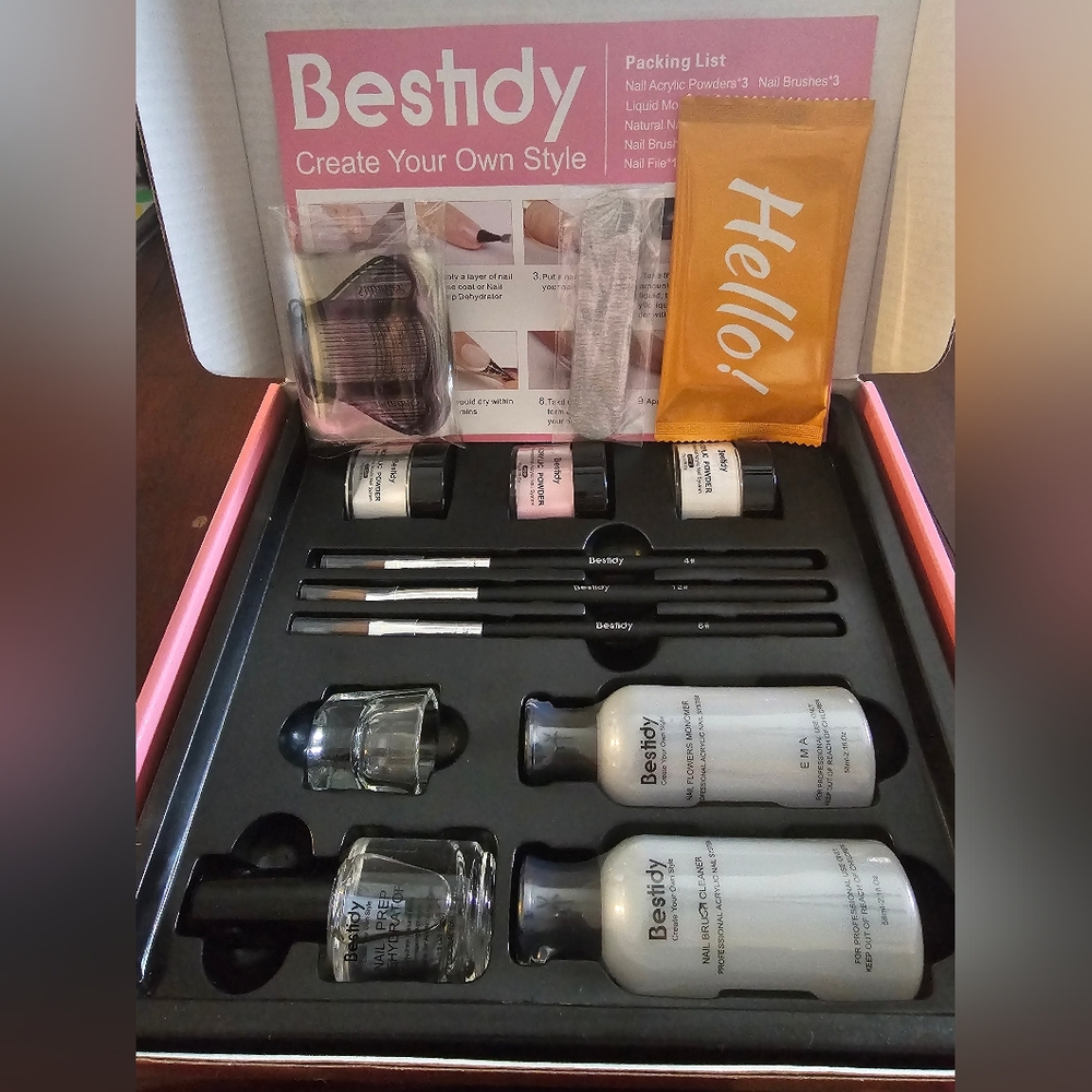Bestidy ACRYLIC POWDER NAIL KIT